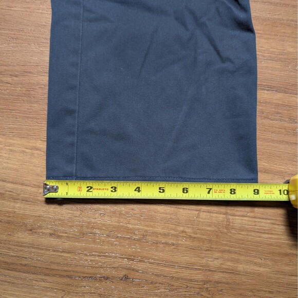 LL Bean Wrinkle-Free Bayside Pants Womens 14 Reg Classic Fit Chinos Blue - Picture 10 of 11